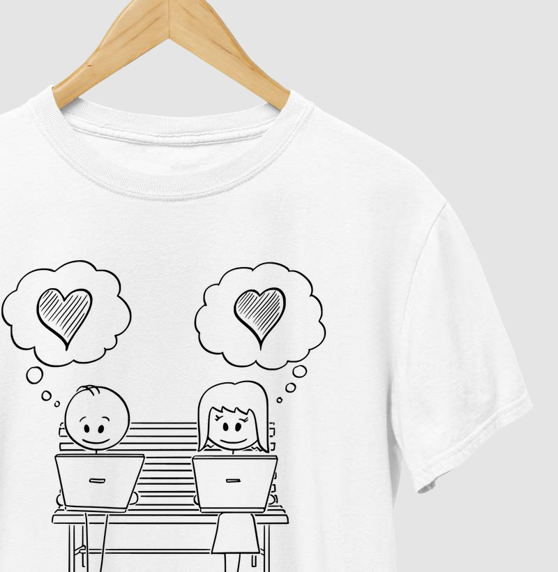 Camiseta Conecte-se com o amor