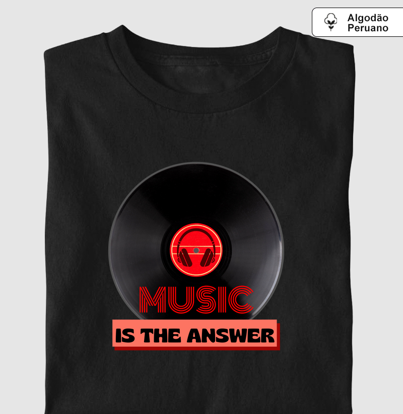 MUSIC IS THE ANSWER - Vermelho
