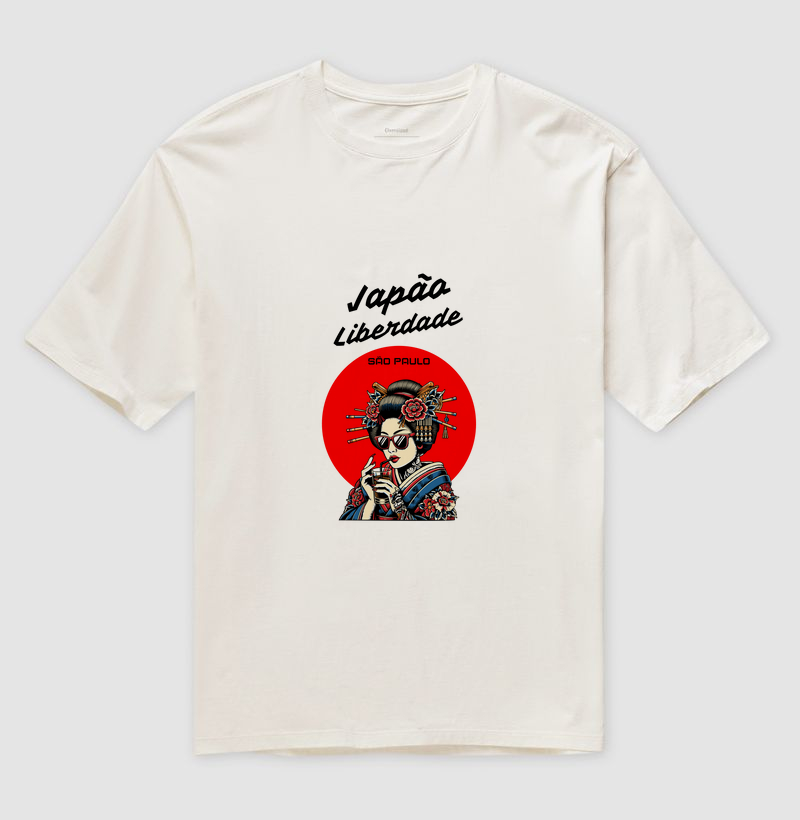 Conexão Japão-Liberdade | Oversized | Unissex