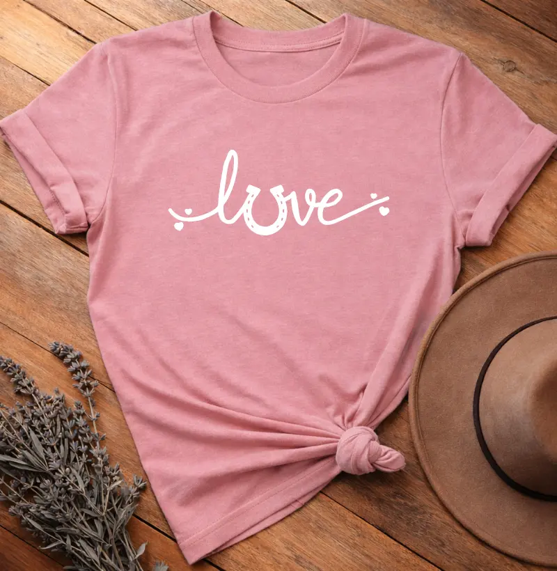 Camiseta Love Raiz 100% Algodão Premium