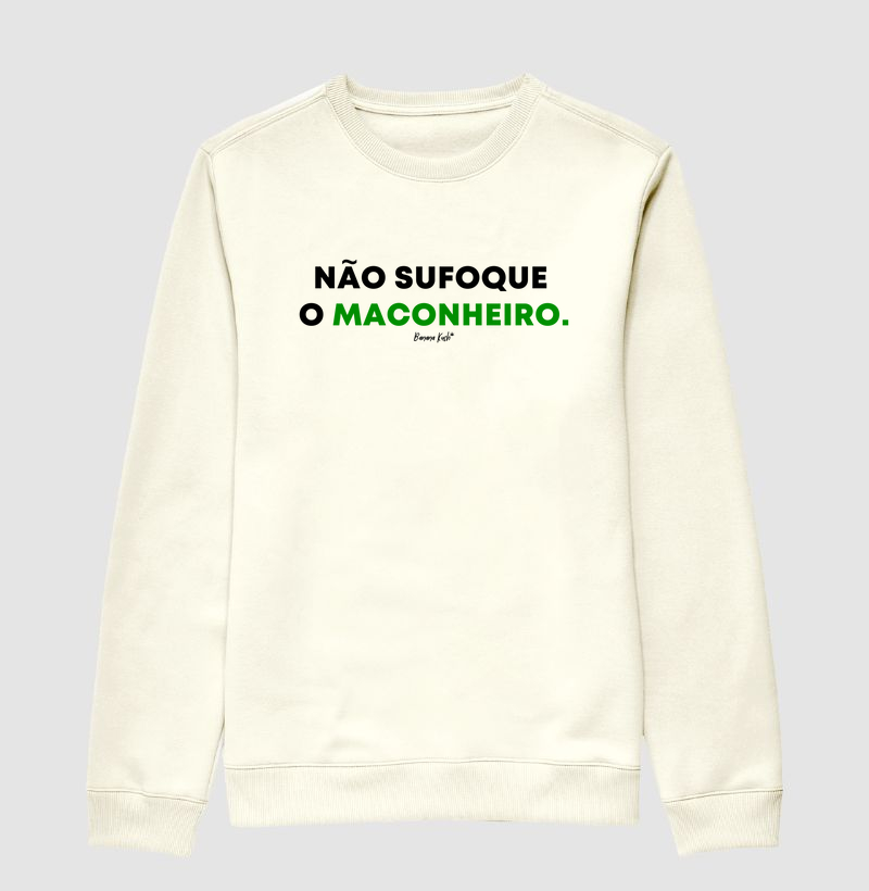 Não sufoque o Maconheiro Oversized Moletom Premium