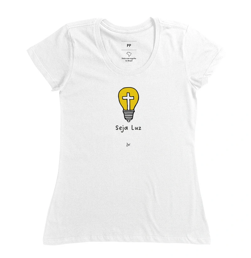 Camiseta seja luz 