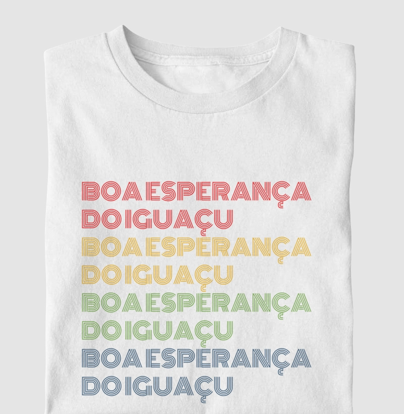 Boa Esperança do Iguaçu Letreiro Retrô