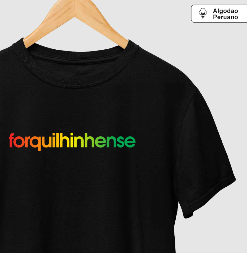 Camiseta Algodão Peruano Forquilhinhense Cores da Bandeira
