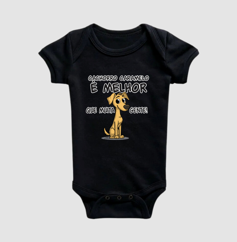 Camiseta Cachorro Caramelo