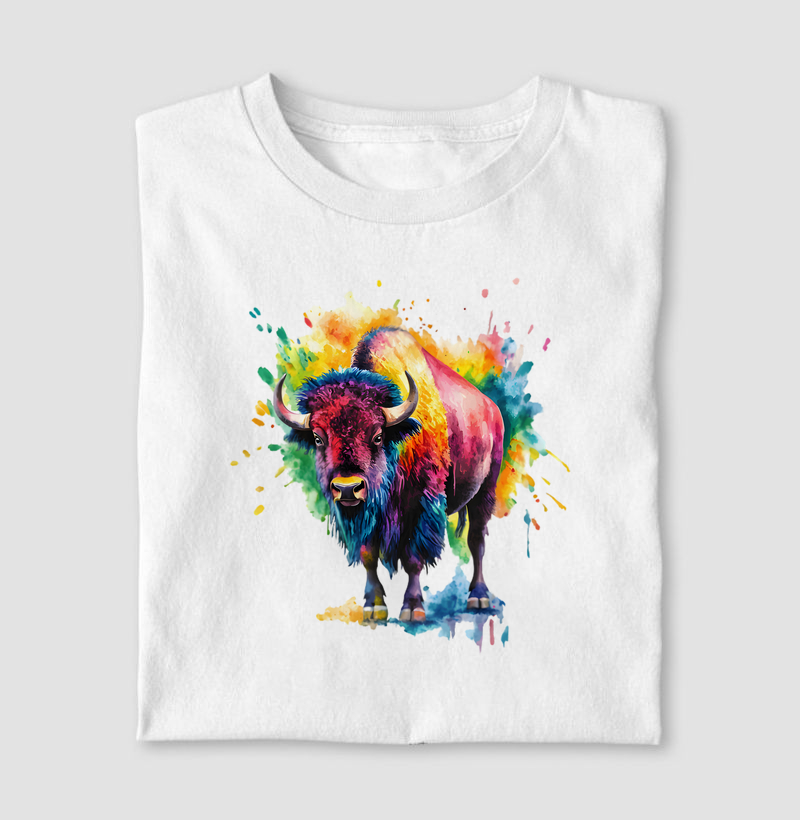Búfalo colors aquarela