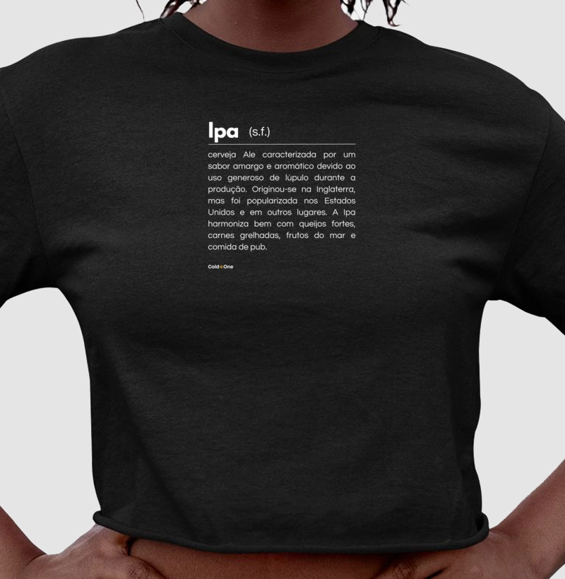 Camiseta Cropped Ipa