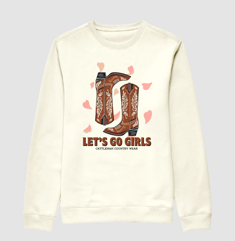 Suéter Moletom LET'S GO GIRLS