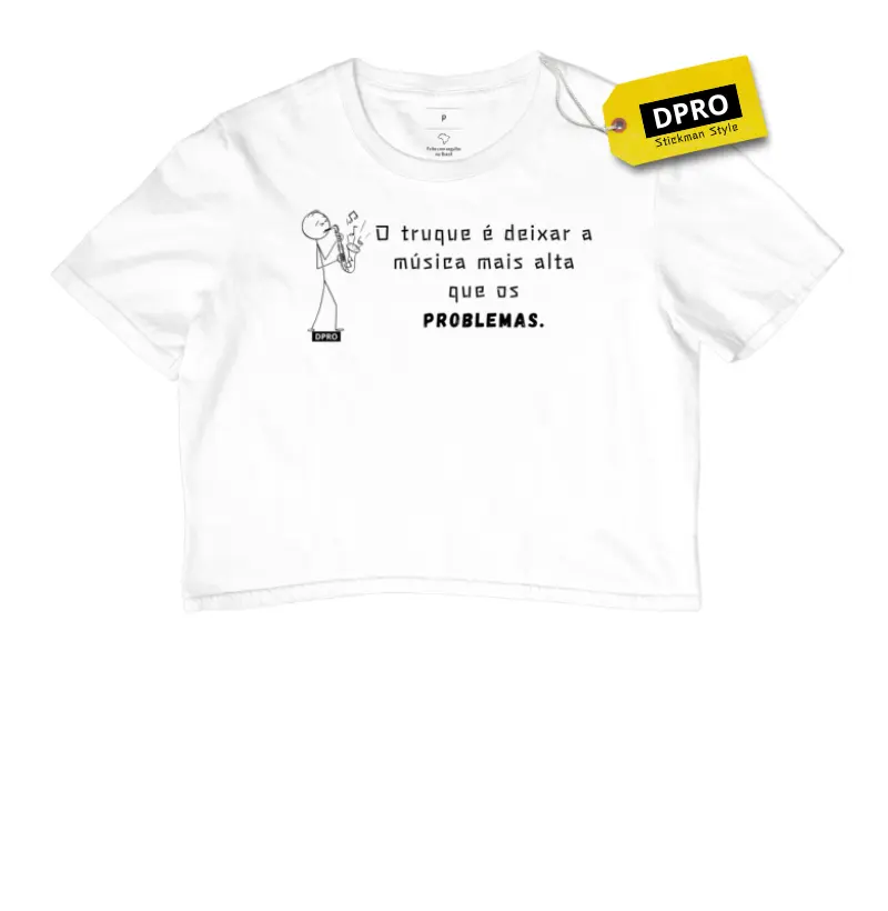 O truque é deixar a música mais alta...