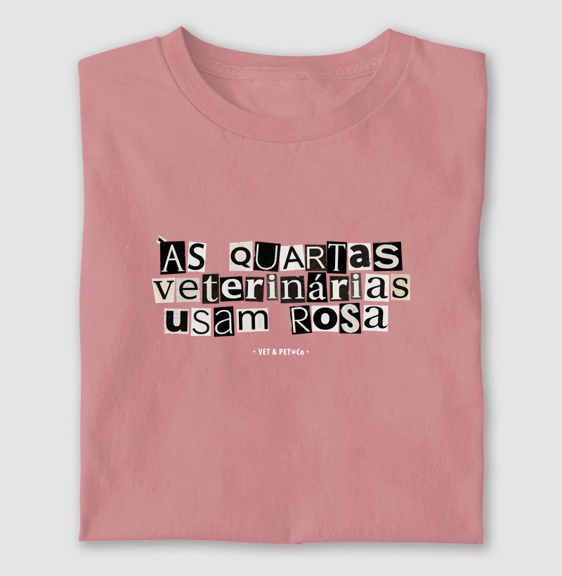 Às quartas veterinárias usam rosa