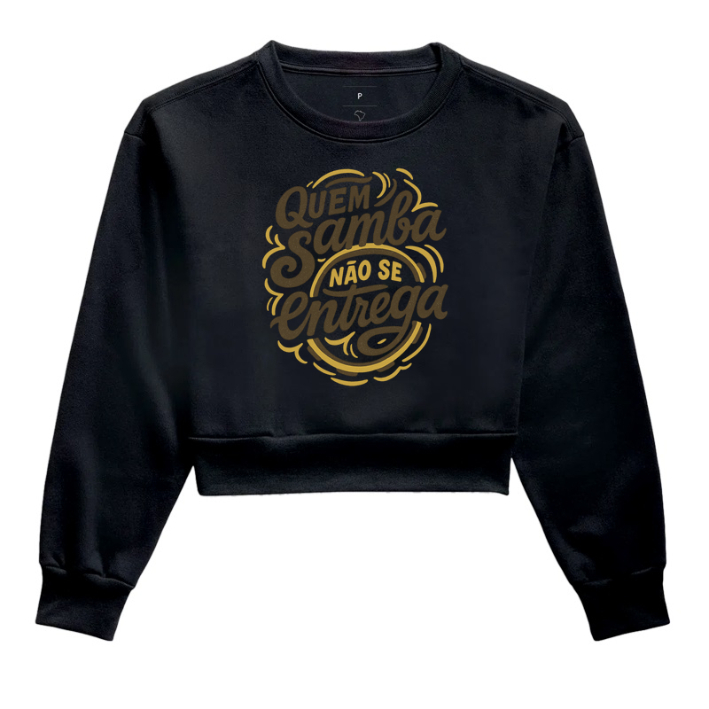 Camiseta Original Quem Samba não se Entrega