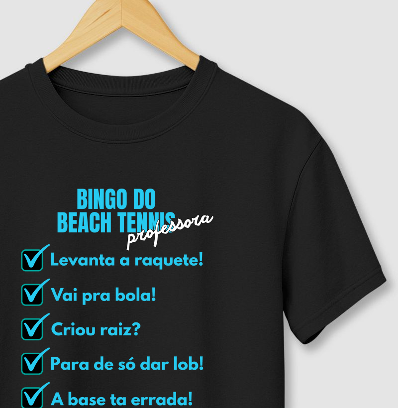 Bingo Do Beach Tennis - Professora