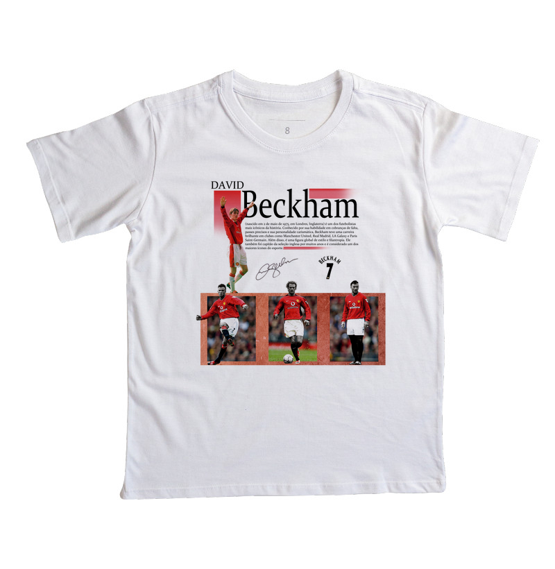 Camiseta David Beckham | Ídolo do Manchester United