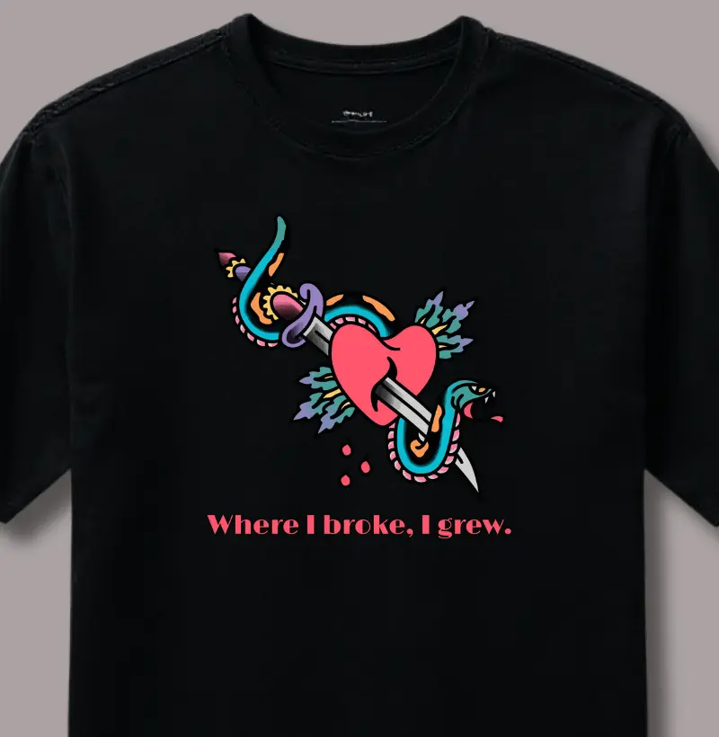 Where I Broke I Grew