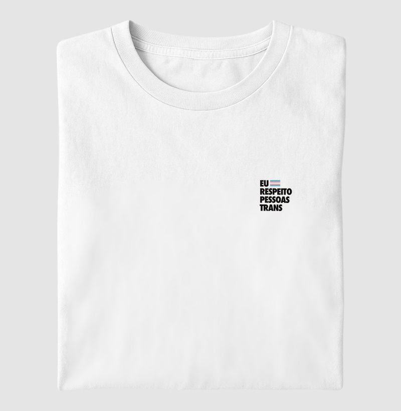 Pocket eu respeito pessoas trans