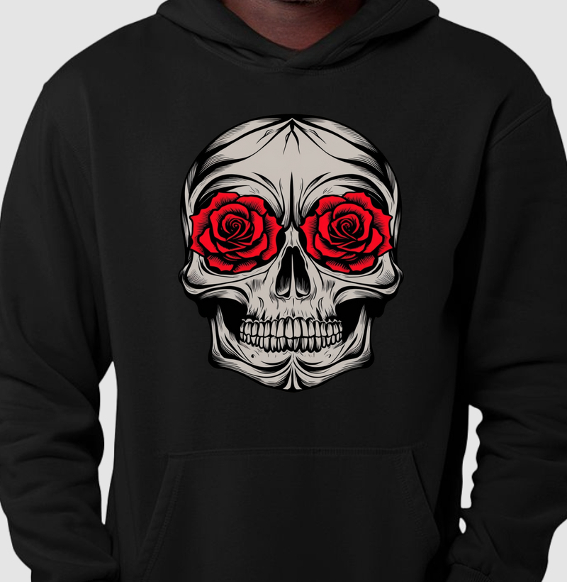 Moletom Hoodie Skull