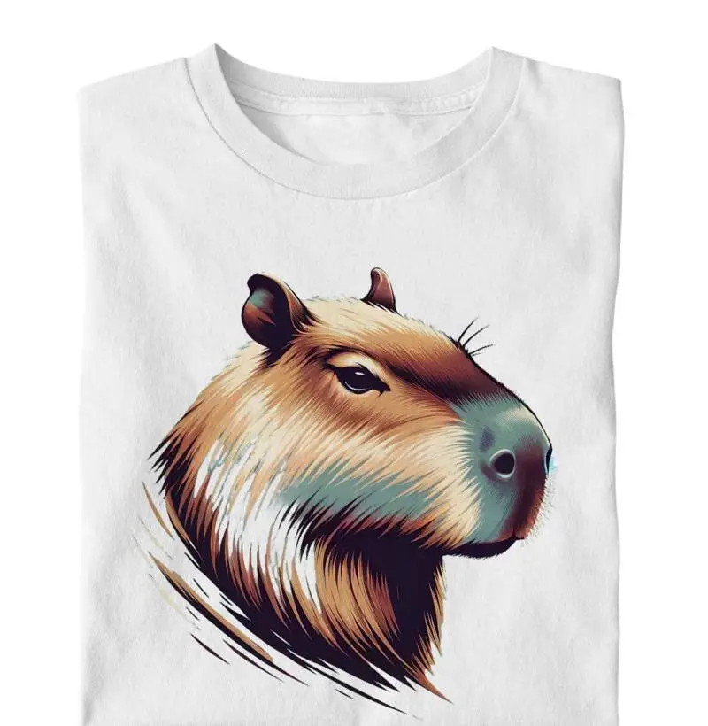 Capivara retrato pincelando