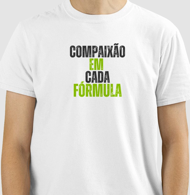 Camiseta Compaixão em cada Fórmula