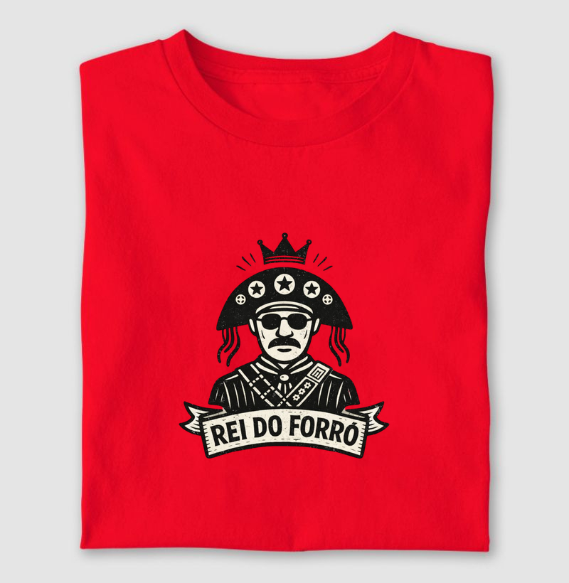 Lampião estilizado + “Rei do Forró”