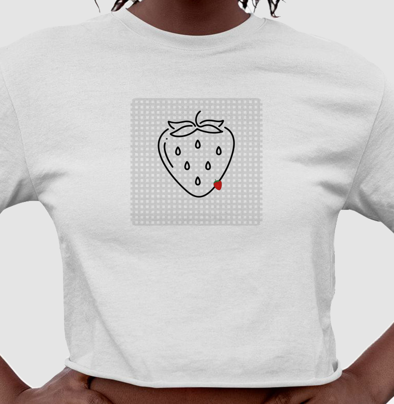 Cropped morango grande