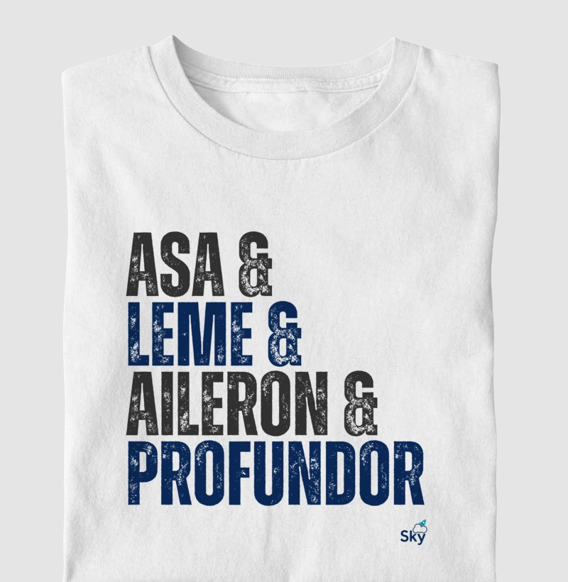 Camiseta Superficies Aerodinâmicas