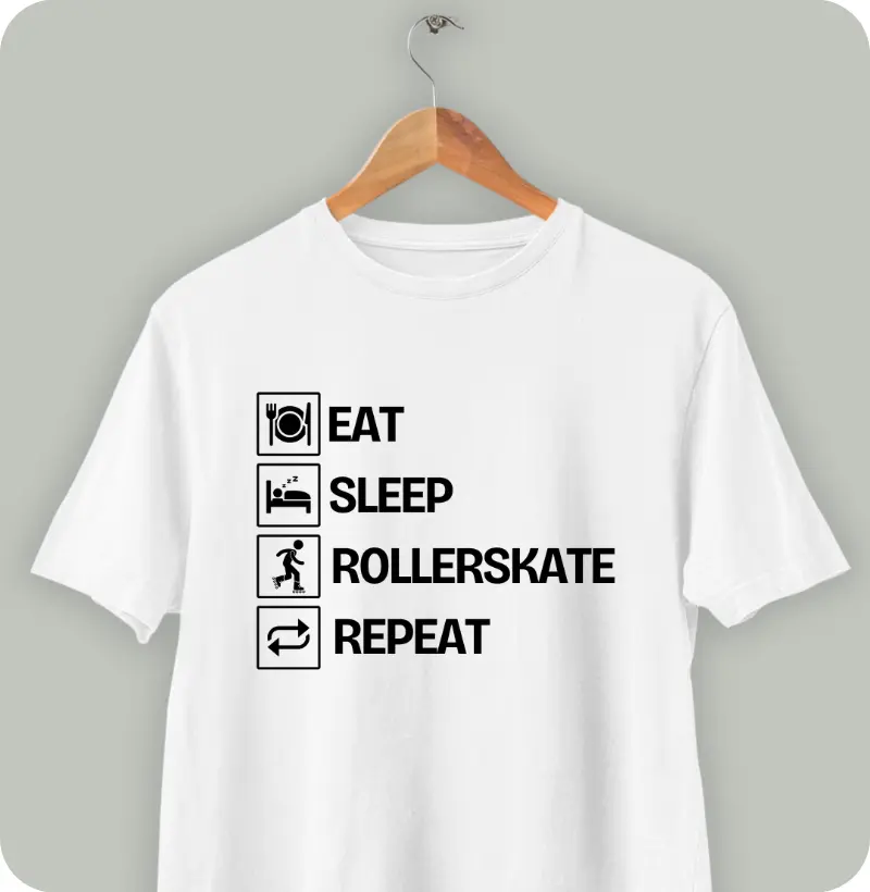 Eat Sleep Rollerskate Repeat