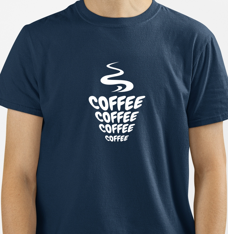 Coffee Lovers: Camiseta -  A Paixão por Café em Cada Detalhe