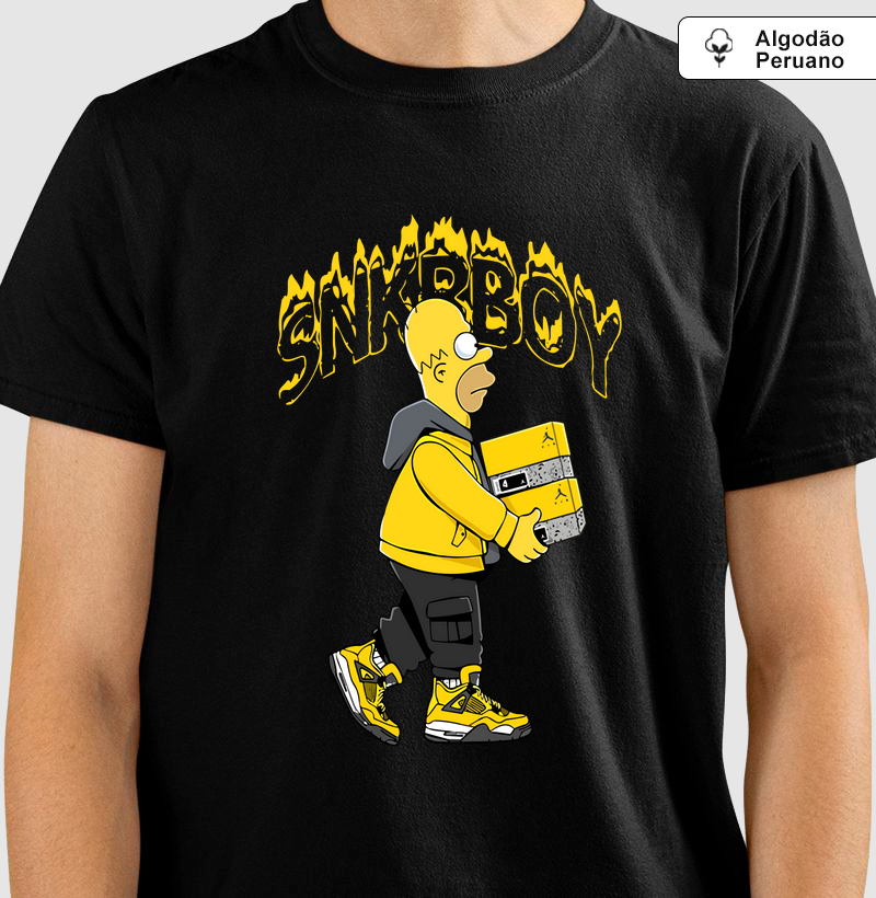 Camisa de Algodão Peruano – SNKRBoy Homer