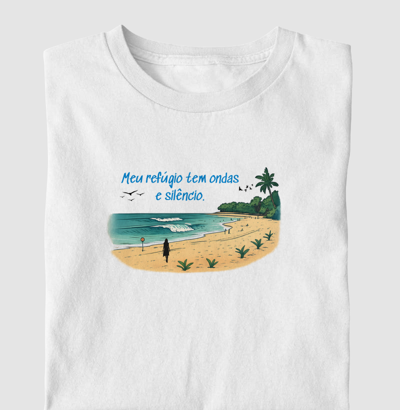 Meu refúgio ondas e silêncio
