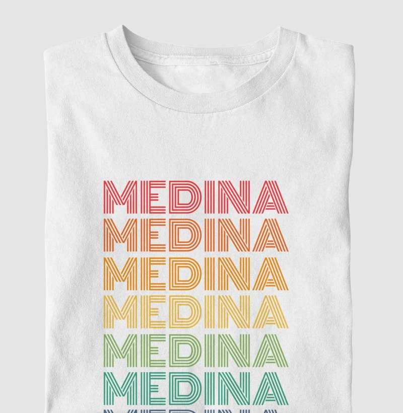 Medina Letreiro Retrô