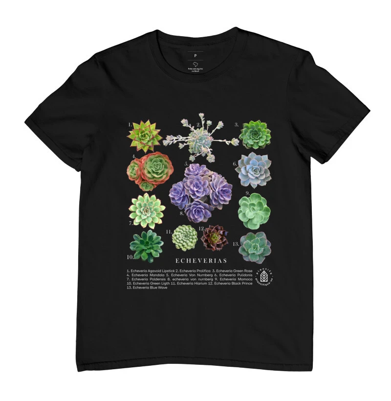 Camiseta Suculentas Echeverias