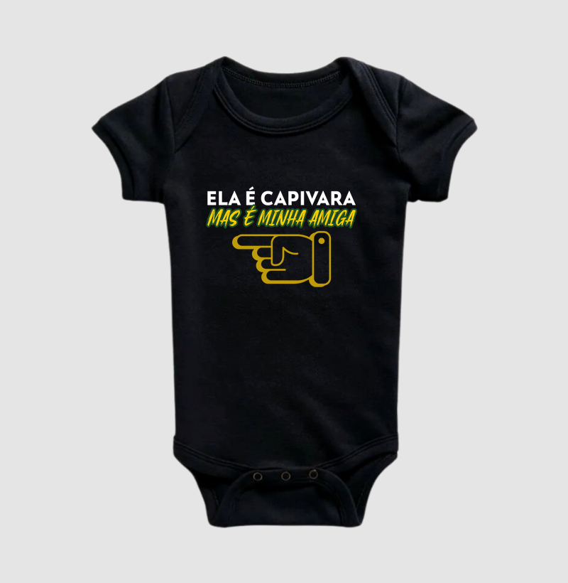 Ela é capivara mas é minha amiga