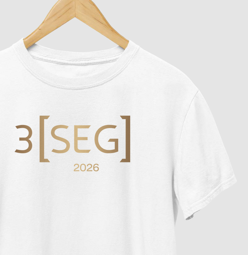 camiseta algodão 3SEG 2026