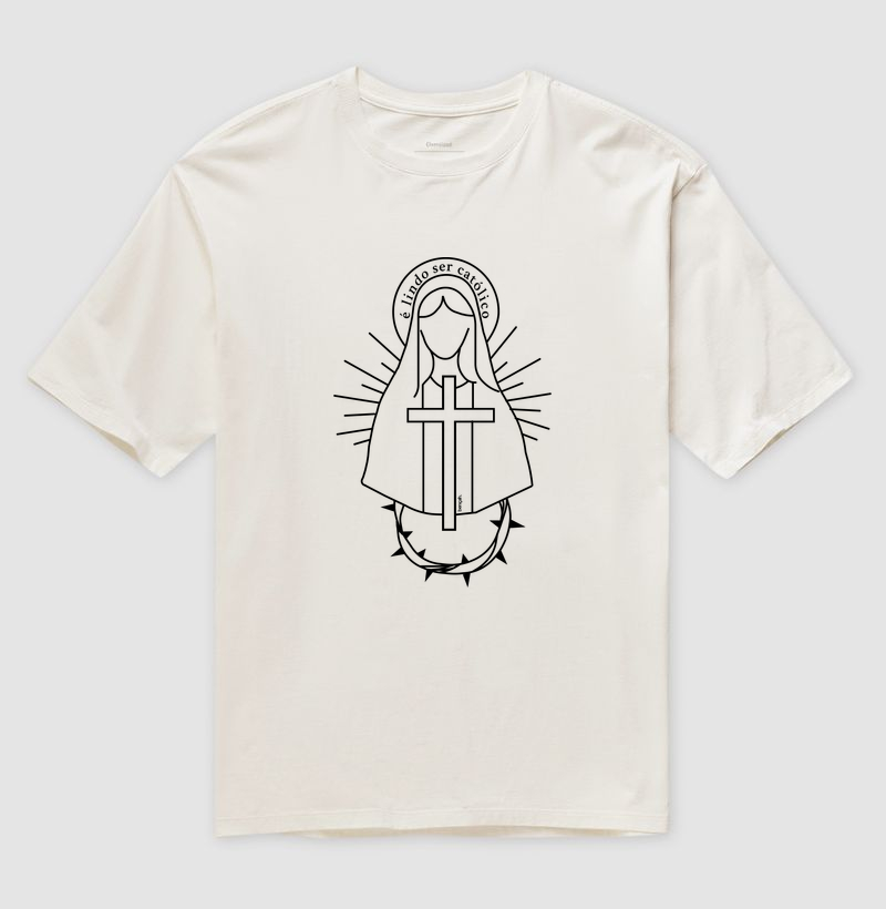 Camiseta Oversized Católico