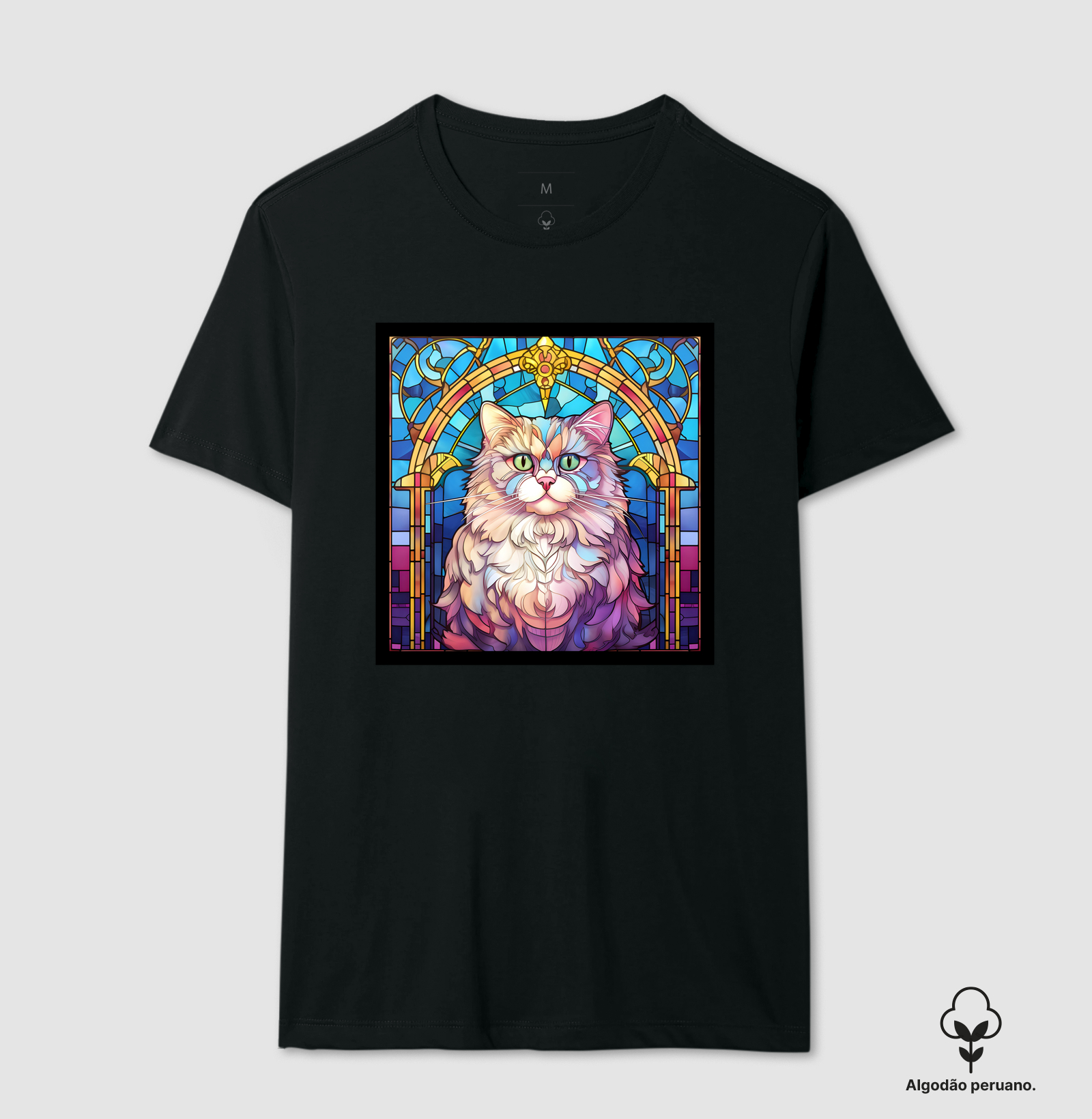 Vitral: Gato Persa