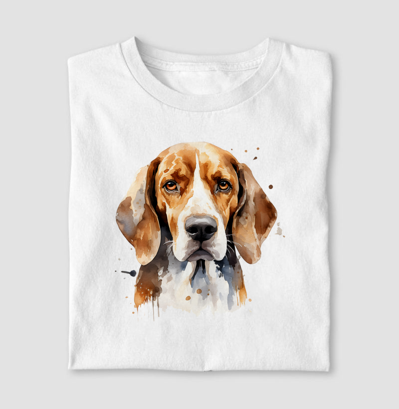 American Foxhound aquarela
