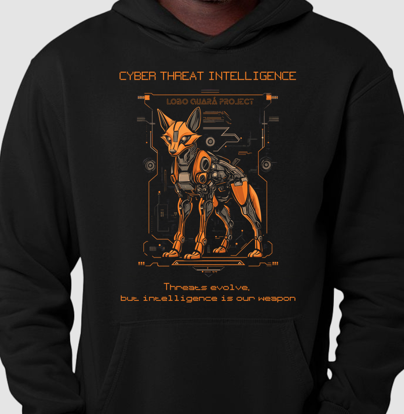 Hoodie Moletom - Lobo Guará Project: Robot wolf 1