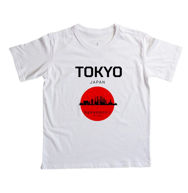 Camiseta Metrópole Japonesa | Tee Kids