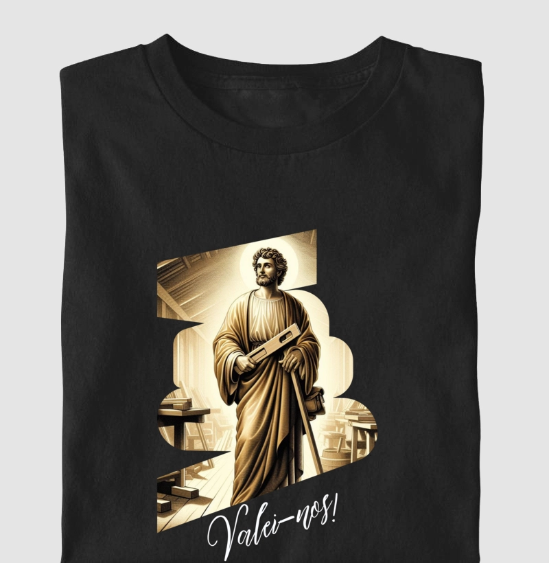 Camiseta Infantil Básica de Algodão "Valei-nos"