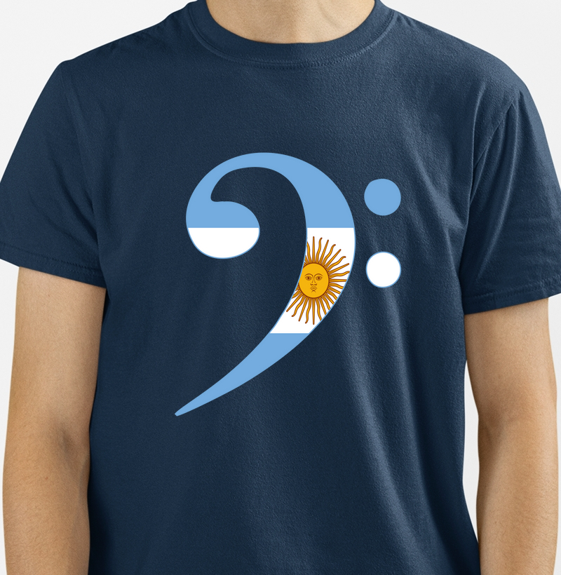 Camiseta Clave de Fá ARGENTINA