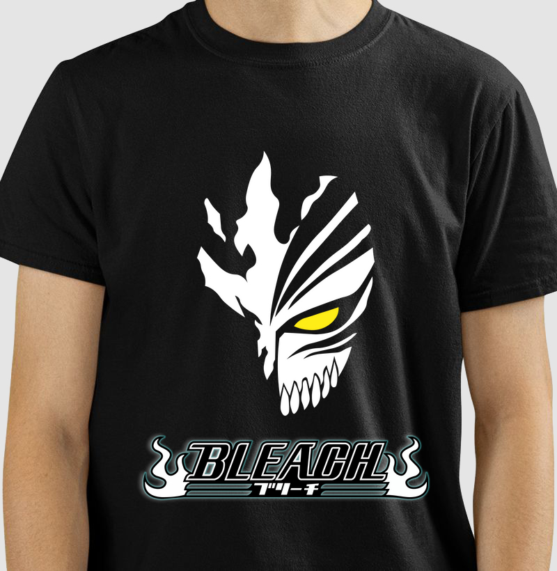 Camiseta Bleach – Máscara Hollow
