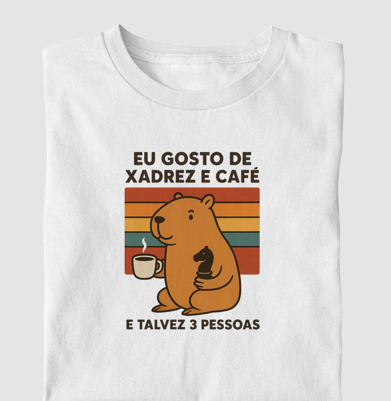 Eu gosto de xadrez e café e talvez mais 3 pessoas