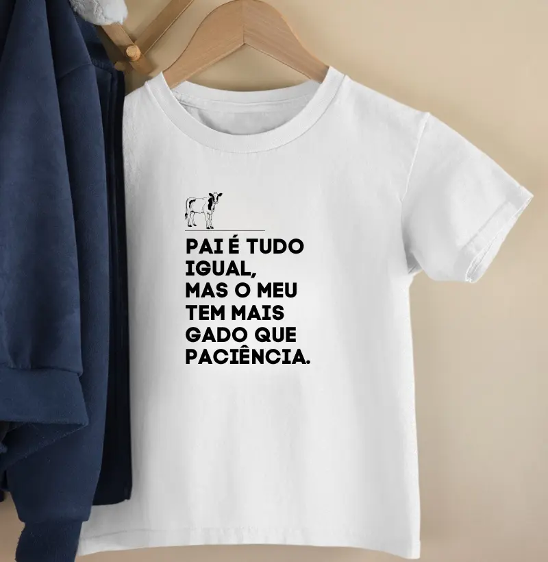 Pai é tudo igual, mas o meu tem mais gado que paciencia - kids