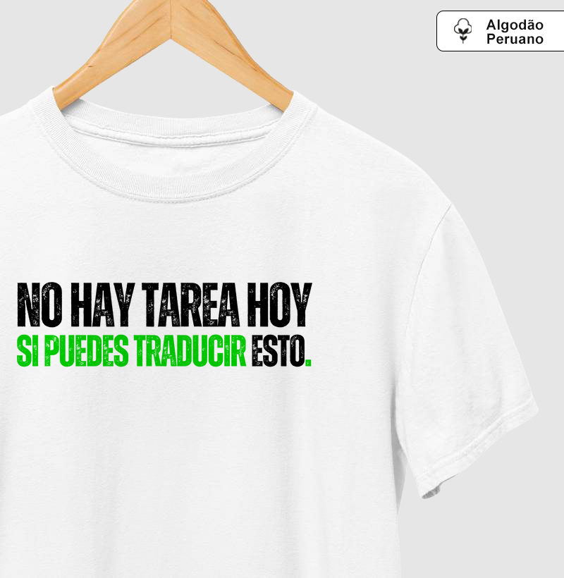 No hay tarea hoy - Algodão Peruano