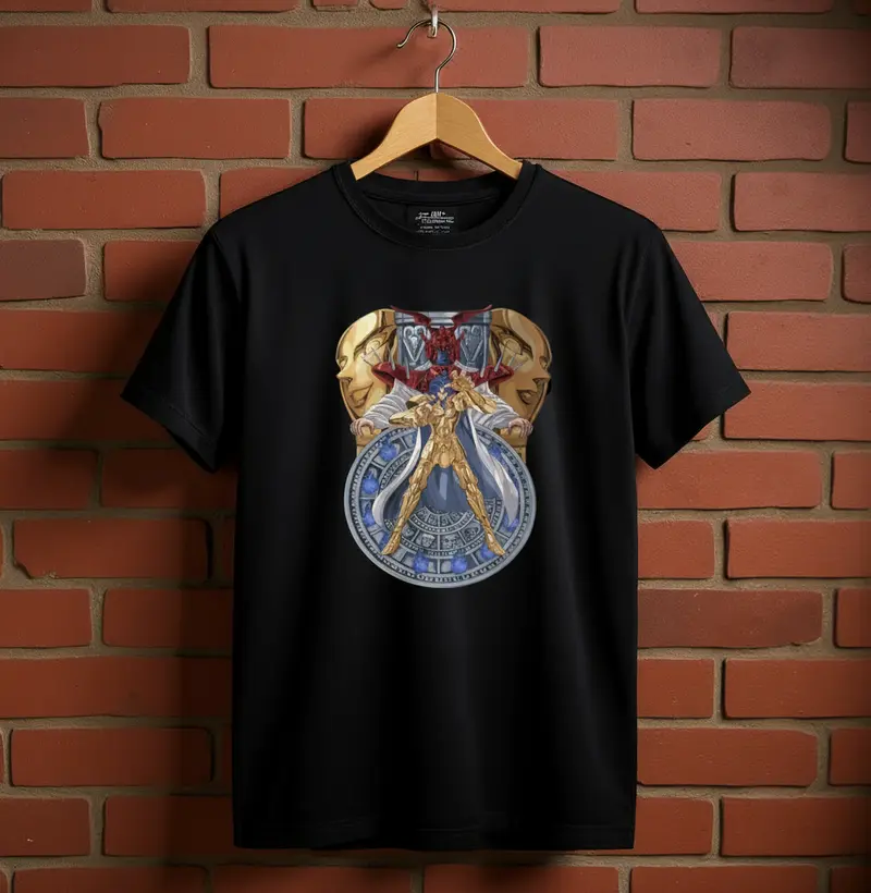 Camiseta Cavaleiro de Ouro Gemeos