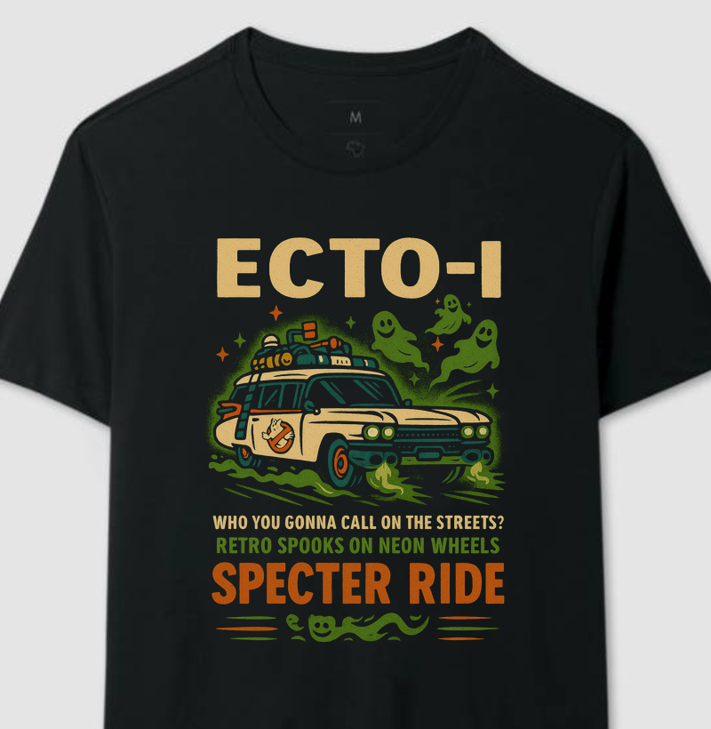 Ecto-1 Specter Ride Caça-Fantasmas Retro Series