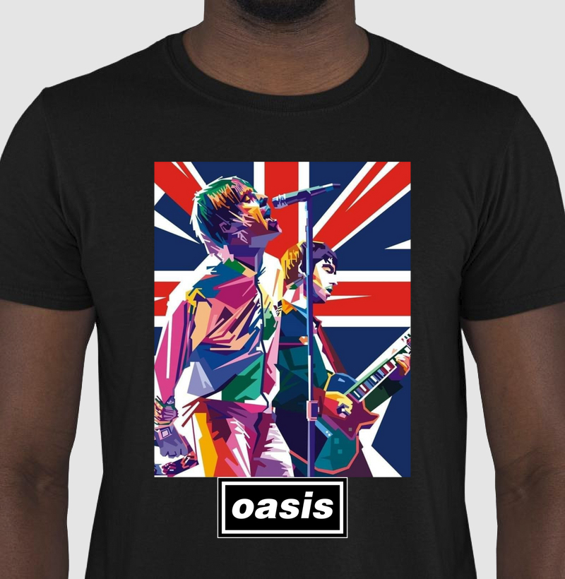 camiseta oasis liam and noel