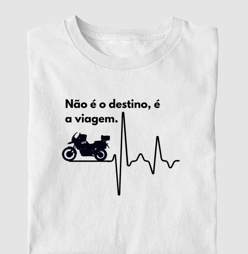 Camiseta Não é o destino, é a viagem - Bigtrail