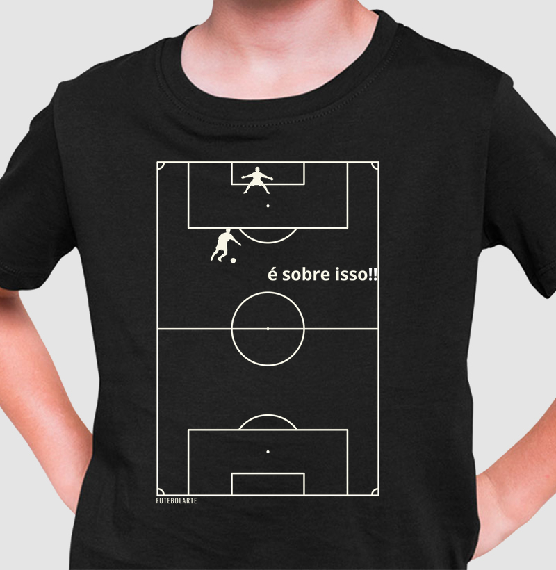È Sobre Isso, camiseta campo Infantil