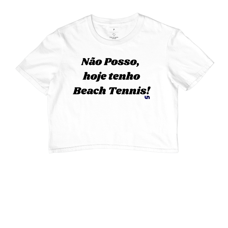 Não posso, tenho beach tennis.